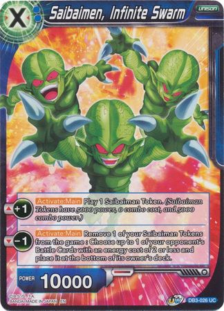 Saibaimen, Infinite Swarm (DB3-026) [Giant Force] | Dragon's Lair Comics and Fantasy Houston TX