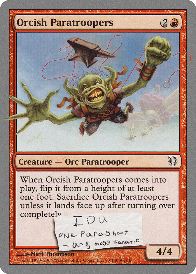 Orcish Paratroopers [Unhinged] | Dragon's Lair Comics and Fantasy Houston TX