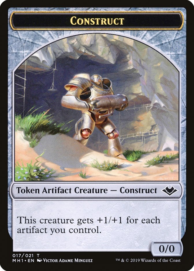 Soldier (004) // Construct (017) Double-Sided Token [Modern Horizons Tokens] | Dragon's Lair Comics and Fantasy Houston TX