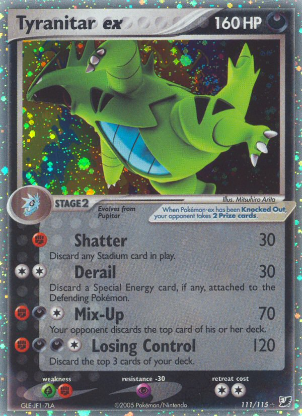 Tyranitar ex (111/115) [EX: Unseen Forces] | Dragon's Lair Comics and Fantasy Houston TX