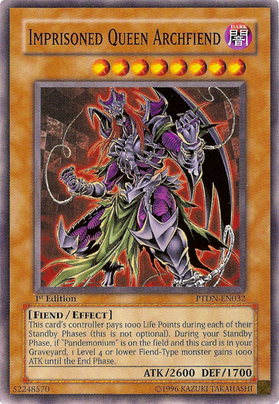 Imprisoned Queen Archfiend [PTDN-EN032] Common | Dragon's Lair Comics and Fantasy Houston TX