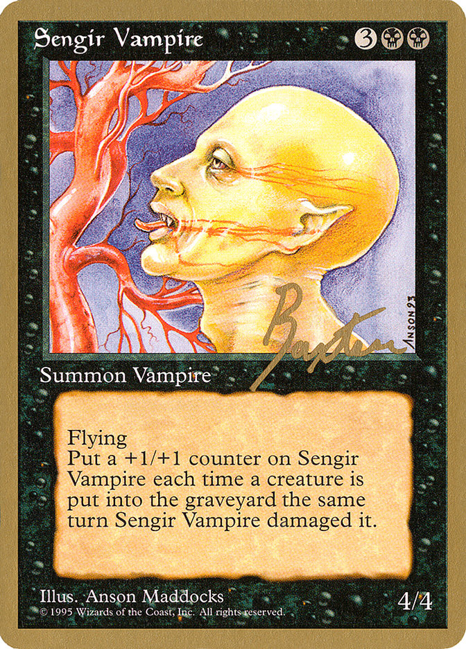 Sengir Vampire (George Baxter) [Pro Tour Collector Set] | Dragon's Lair Comics and Fantasy Houston TX