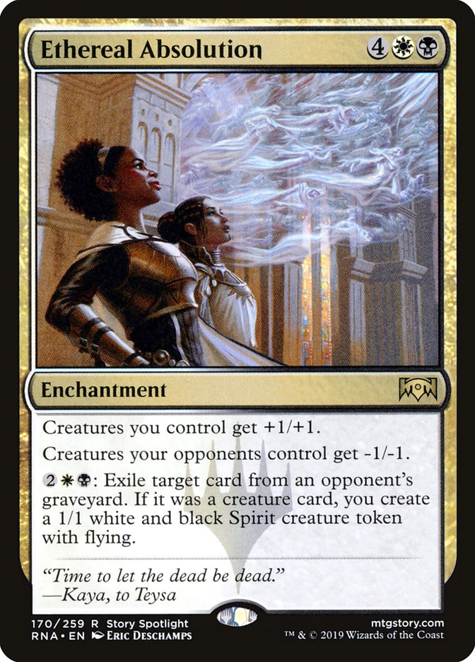 Ethereal Absolution [Ravnica Allegiance] | Dragon's Lair Comics and Fantasy Houston TX