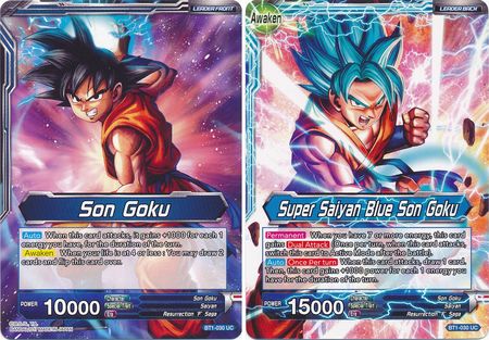 Son Goku // Super Saiyan Blue Son Goku (BT1-030) [Galactic Battle] | Dragon's Lair Comics and Fantasy Houston TX