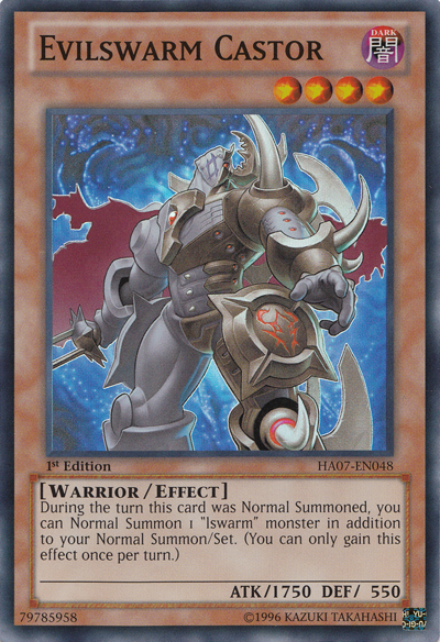 Evilswarm Castor [HA07-EN048] Super Rare | Dragon's Lair Comics and Fantasy Houston TX