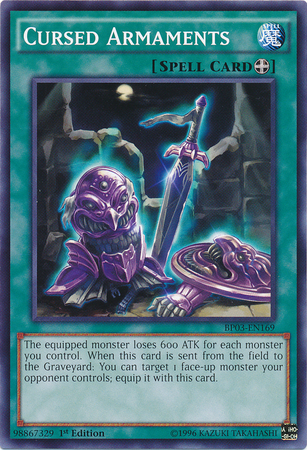 Cursed Armaments [BP03-EN169] Common | Dragon's Lair Comics and Fantasy Houston TX