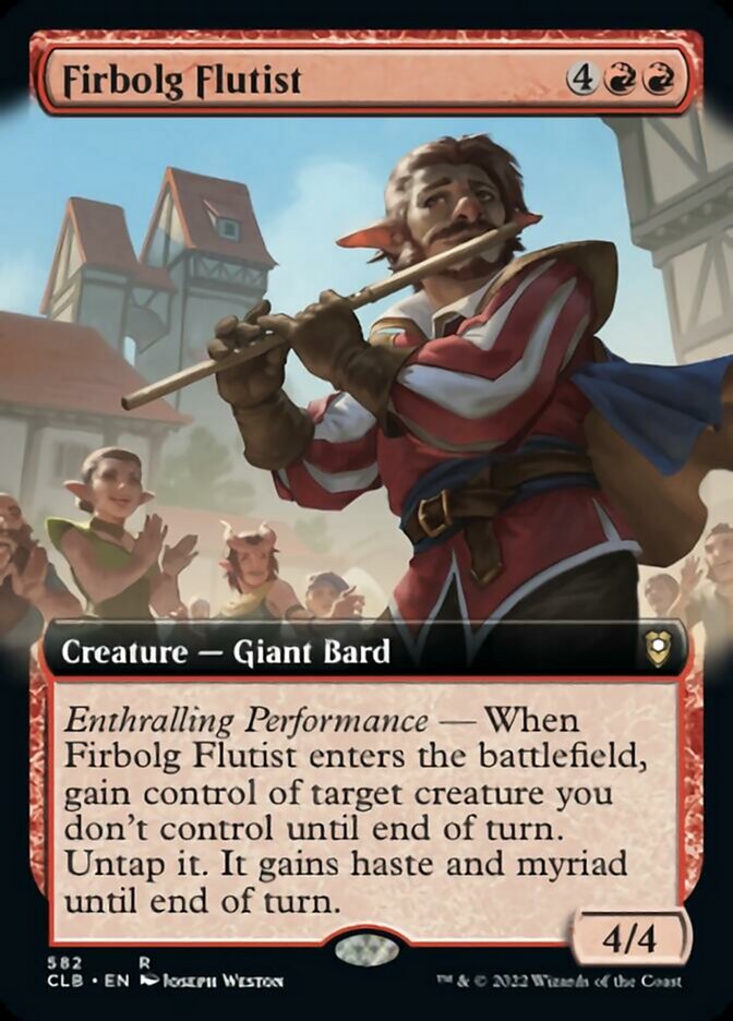 Firbolg Flutist (Extended Art) [Commander Legends: Battle for Baldur's Gate] | Dragon's Lair Comics and Fantasy Houston TX
