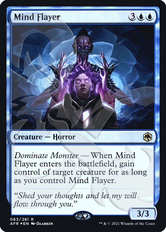Mind Flayer (Ampersand Promo) [Dungeons & Dragons: Adventures in the Forgotten Realms Promos] | Dragon's Lair Comics and Fantasy Houston TX