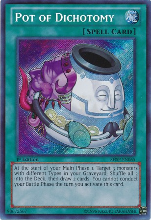 Pot of Dichotomy [SHSP-EN065] Secret Rare | Dragon's Lair Comics and Fantasy Houston TX