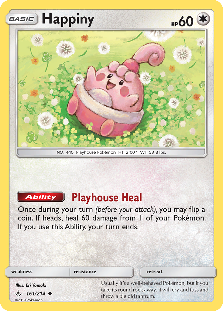 Happiny (161/214) [Sun & Moon: Unbroken Bonds] | Dragon's Lair Comics and Fantasy Houston TX