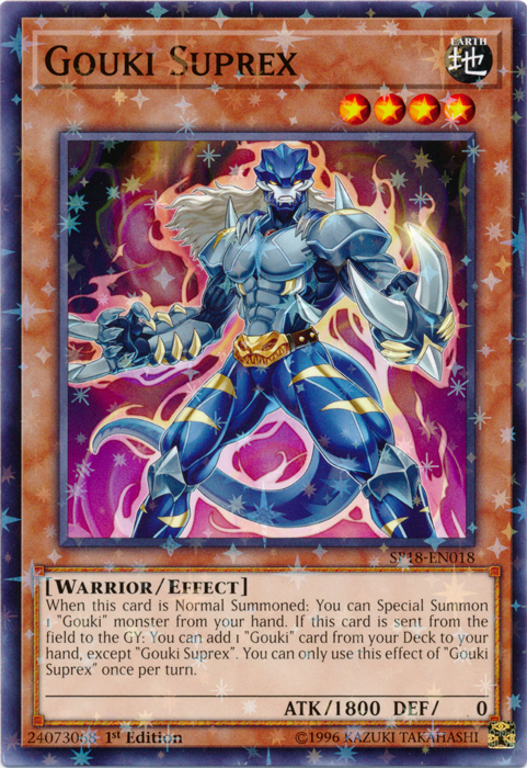 Gouki Suprex [SP18-EN018] Starfoil Rare | Dragon's Lair Comics and Fantasy Houston TX