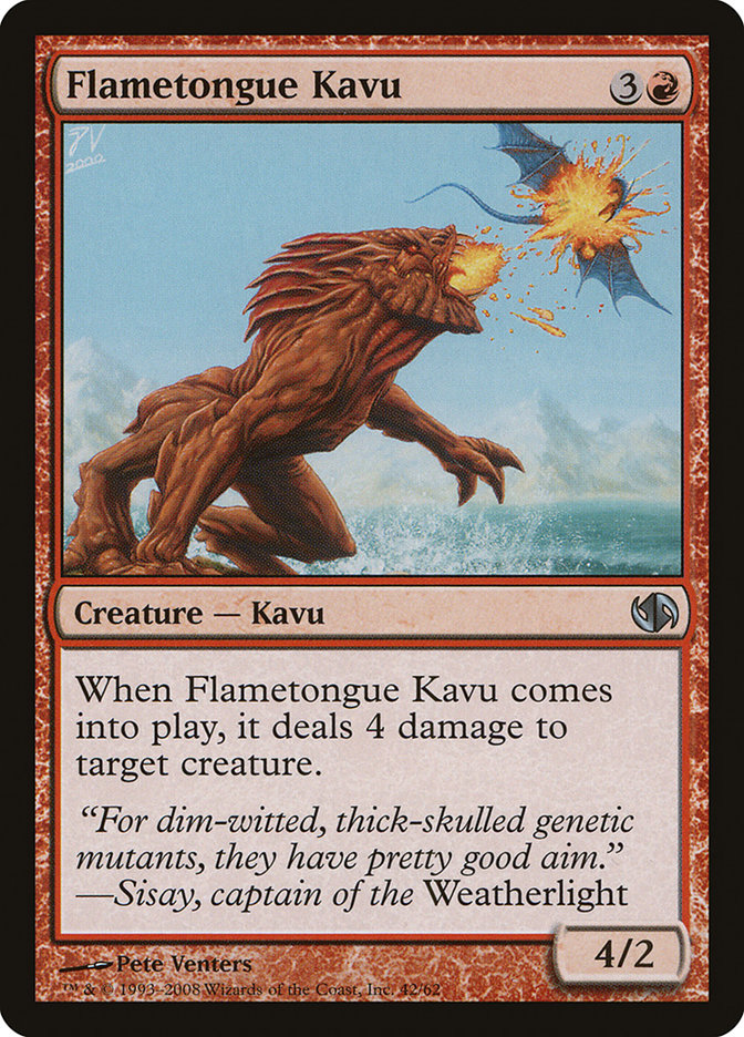 Flametongue Kavu [Duel Decks: Jace vs. Chandra] | Dragon's Lair Comics and Fantasy Houston TX
