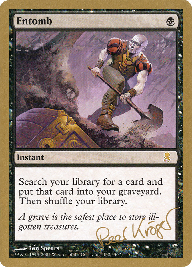 Entomb (Peer Kroger) [World Championship Decks 2003] | Dragon's Lair Comics and Fantasy Houston TX