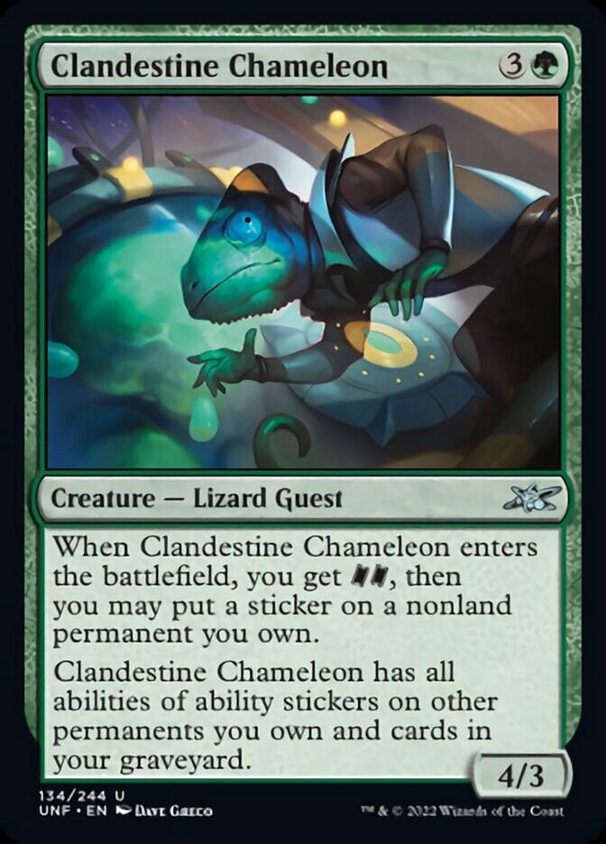Clandestine Chameleon [Unfinity] | Dragon's Lair Comics and Fantasy Houston TX