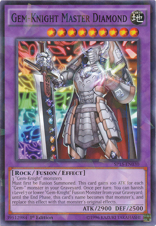 Gem-Knight Master Diamond [SP15-EN030] Shatterfoil Rare | Dragon's Lair Comics and Fantasy Houston TX