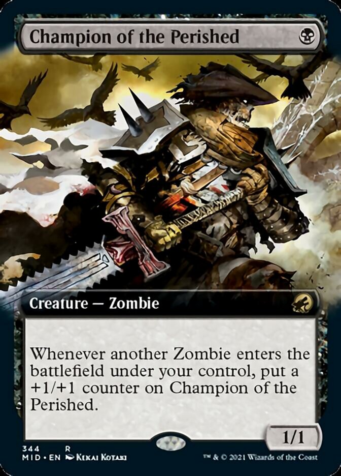 Champion of the Perished (Extended Art) [Innistrad: Midnight Hunt] | Dragon's Lair Comics and Fantasy Houston TX