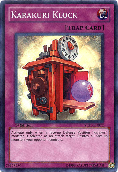 Karakuri Klock [STBL-EN072] Super Rare | Dragon's Lair Comics and Fantasy Houston TX