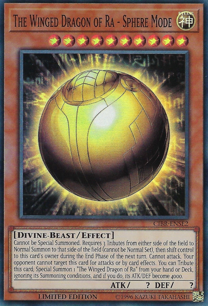 The Winged Dragon of Ra - Sphere Mode [CIBR-ENSE2] Super Rare | Dragon's Lair Comics and Fantasy Houston TX