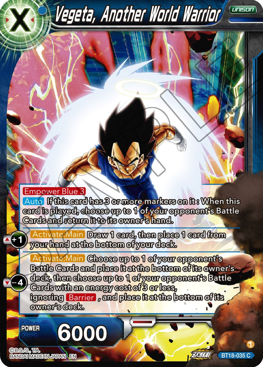 Vegeta, Another World Warrior (BT18-035) [Dawn of the Z-Legends] | Dragon's Lair Comics and Fantasy Houston TX
