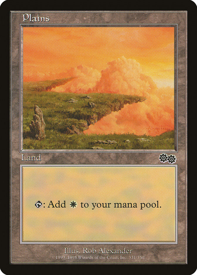 Plains (331) [Urza's Saga] | Dragon's Lair Comics and Fantasy Houston TX