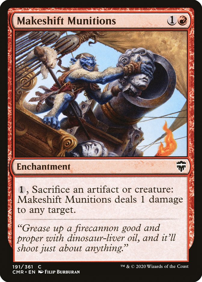 Makeshift Munitions [Commander Legends] | Dragon's Lair Comics and Fantasy Houston TX