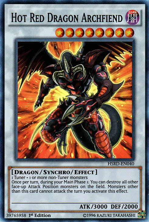 Hot Red Dragon Archfiend [HSRD-EN040] Super Rare | Dragon's Lair Comics and Fantasy Houston TX