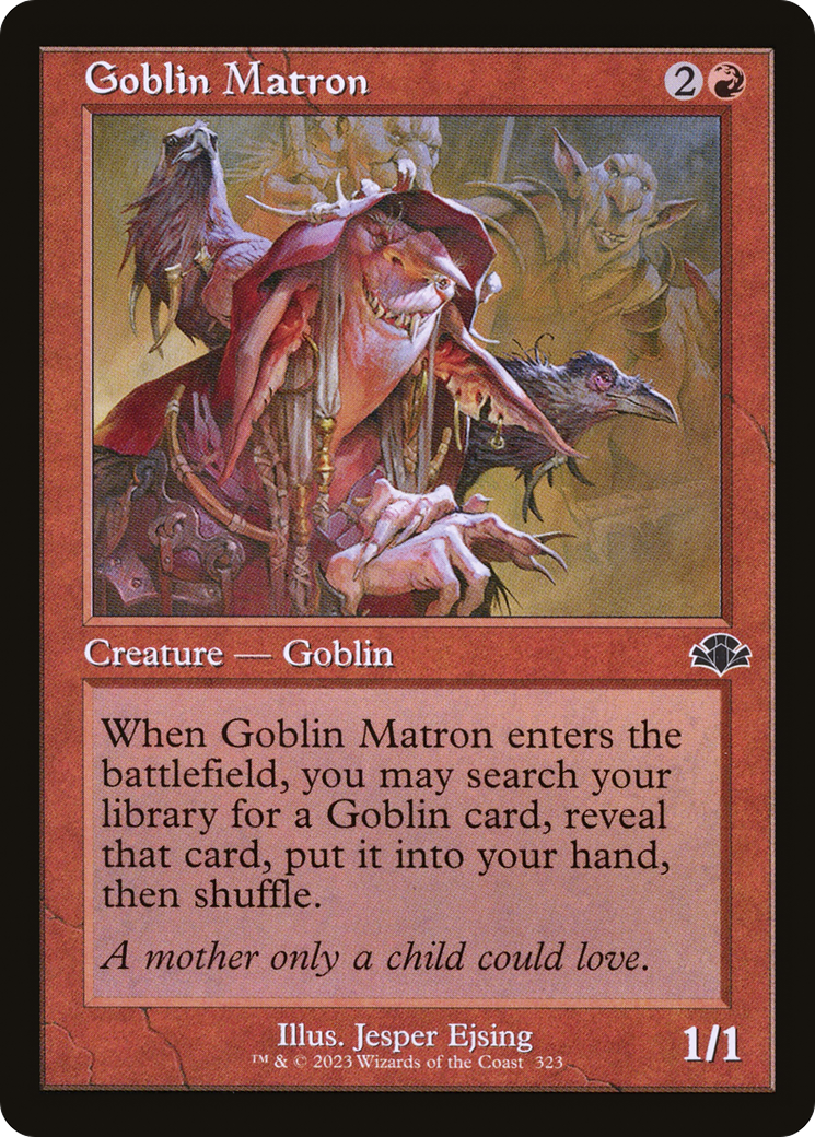 Goblin Matron (Retro) [Dominaria Remastered] | Dragon's Lair Comics and Fantasy Houston TX