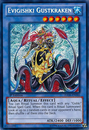 Evigishki Gustkraken [HA06-EN046] Secret Rare | Dragon's Lair Comics and Fantasy Houston TX