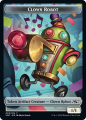 Clown Robot (003) // Treasure (012) Double-Sided Token [Unfinity Tokens] | Dragon's Lair Comics and Fantasy Houston TX
