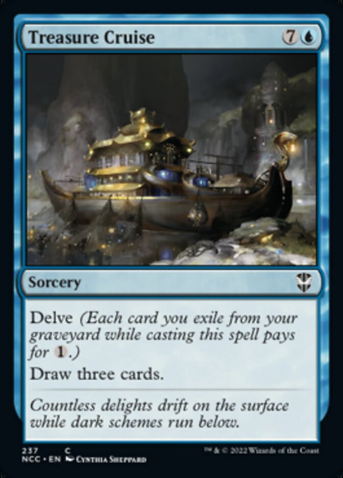 Treasure Cruise [Streets of New Capenna Commander] | Dragon's Lair Comics and Fantasy Houston TX