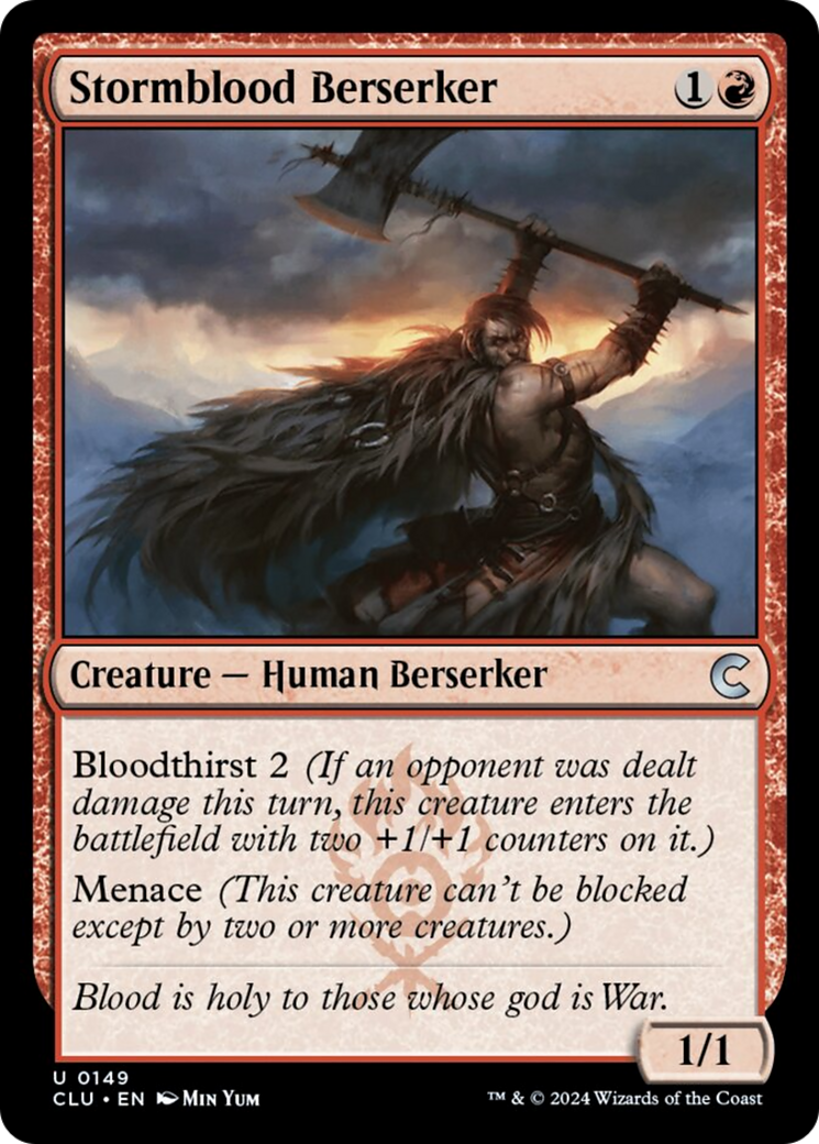 Stormblood Berserker [Ravnica: Clue Edition] | Dragon's Lair Comics and Fantasy Houston TX