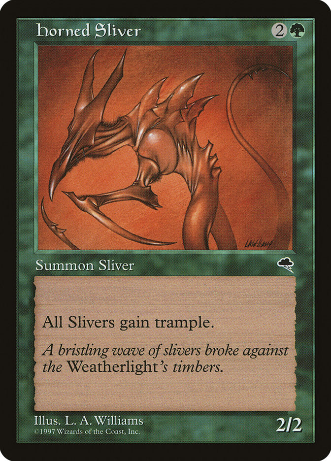 Horned Sliver [Tempest] | Dragon's Lair Comics and Fantasy Houston TX