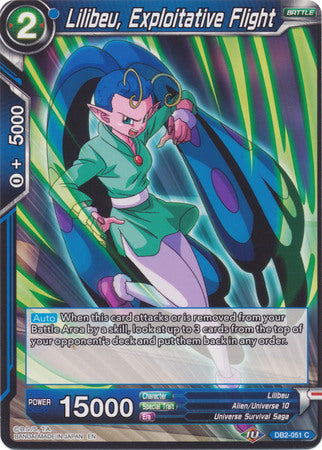 Lilibeu, Exploitative Flight (DB2-051) [Divine Multiverse] | Dragon's Lair Comics and Fantasy Houston TX