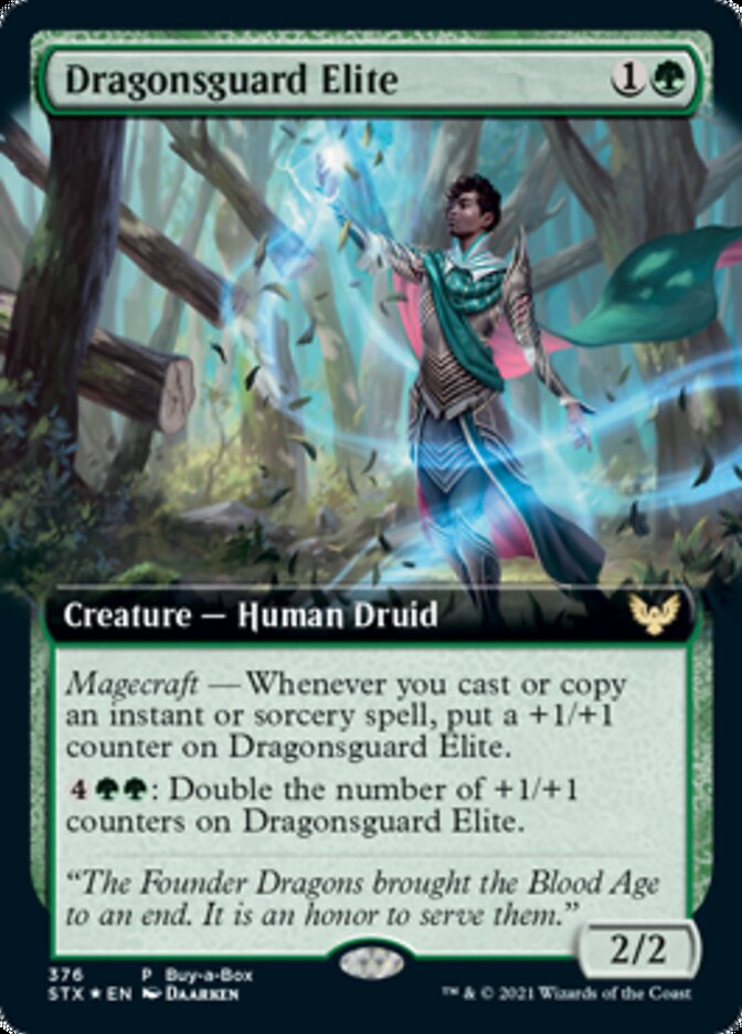 Dragonsguard Elite (Buy-A-Box) [Strixhaven: School of Mages Promos] | Dragon's Lair Comics and Fantasy Houston TX