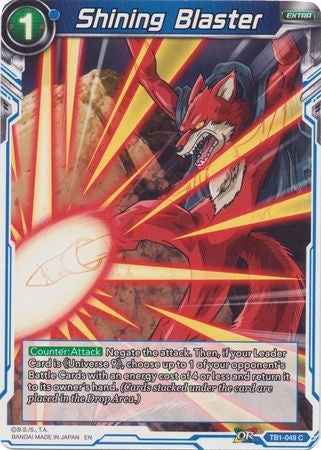 Shining Blaster (Reprint) (TB1-049) [Battle Evolution Booster] | Dragon's Lair Comics and Fantasy Houston TX
