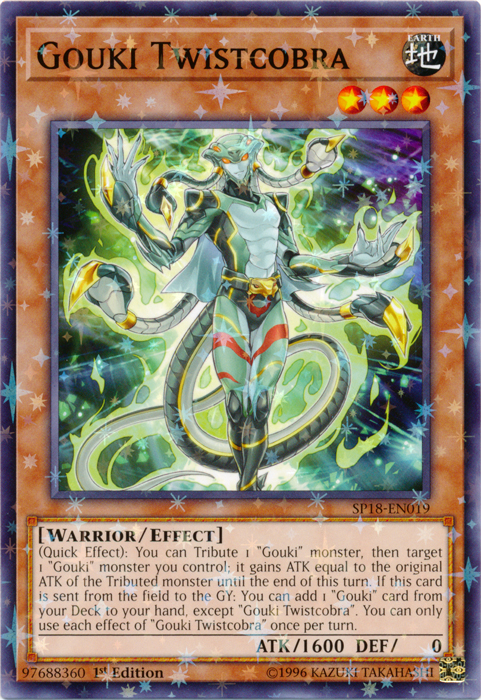 Gouki Twistcobra [SP18-EN019] Starfoil Rare | Dragon's Lair Comics and Fantasy Houston TX