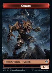 Saproling // Goblin Double-Sided Token [Dominaria United Tokens] | Dragon's Lair Comics and Fantasy Houston TX