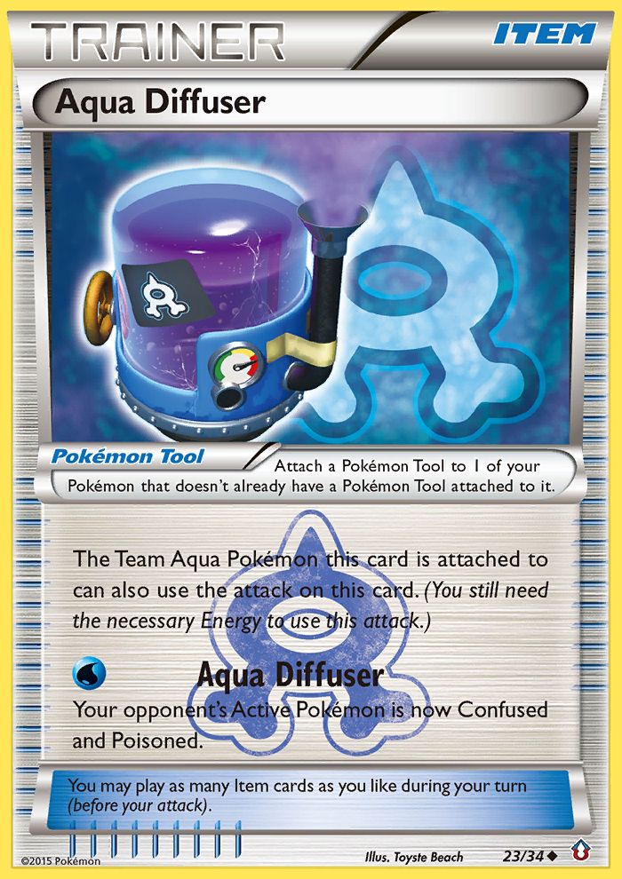 Aqua Diffuser (23/34) [XY: Double Crisis] | Dragon's Lair Comics and Fantasy Houston TX