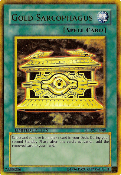 Gold Sarcophagus [GLD2-EN040] Gold Rare | Dragon's Lair Comics and Fantasy Houston TX