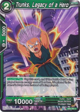 Trunks, Legacy of a Hero (DB3-062) [Giant Force] | Dragon's Lair Comics and Fantasy Houston TX