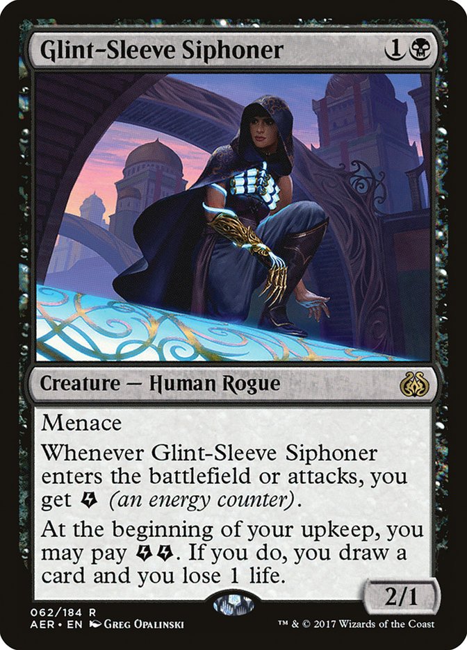 Glint-Sleeve Siphoner [Aether Revolt] | Dragon's Lair Comics and Fantasy Houston TX