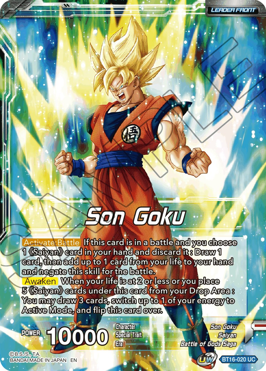 Son Goku // SSG Son Goku, Crimson Warrior (BT16-020) [Realm of the Gods Prerelease Promos] | Dragon's Lair Comics and Fantasy Houston TX