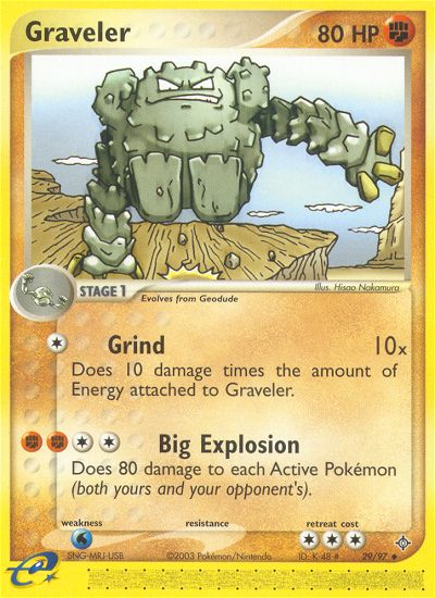 Graveler (29/97) [EX: Dragon] | Dragon's Lair Comics and Fantasy Houston TX