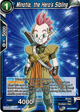 Minotia, the Hero's Sibling (BT14-053) [Cross Spirits] | Dragon's Lair Comics and Fantasy Houston TX