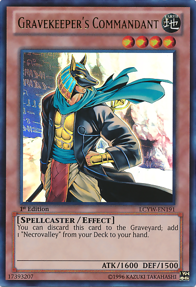 Gravekeeper's Commandant [LCYW-EN191] Ultra Rare | Dragon's Lair Comics and Fantasy Houston TX