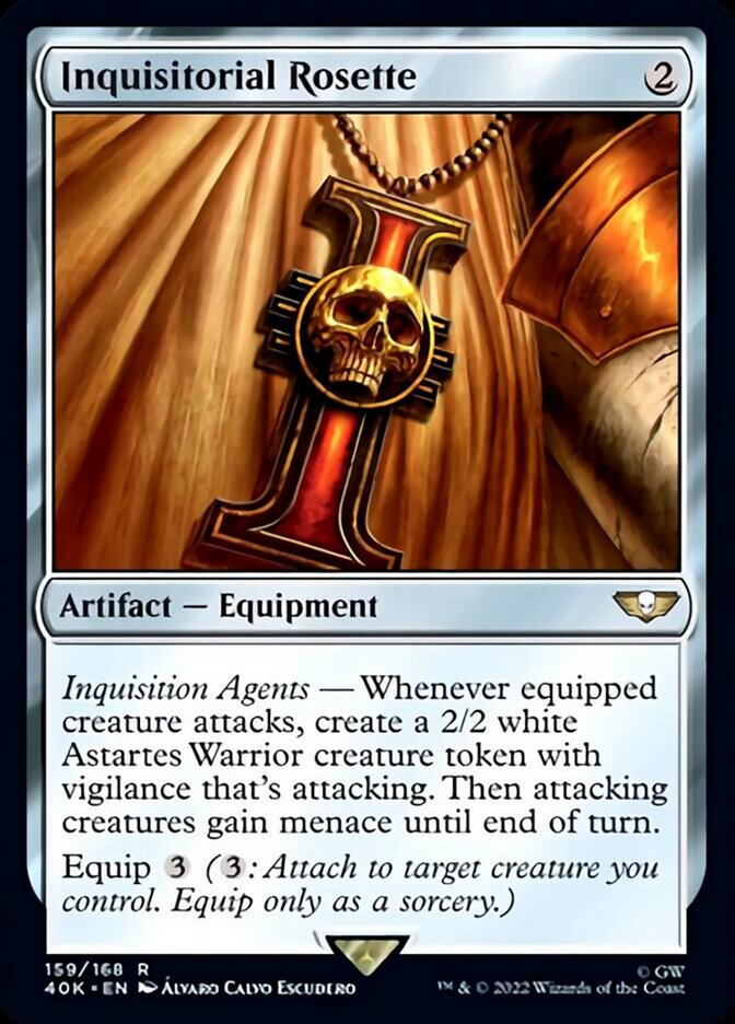 Inquisitorial Rosette (Surge Foil) [Warhammer 40,000] | Dragon's Lair Comics and Fantasy Houston TX
