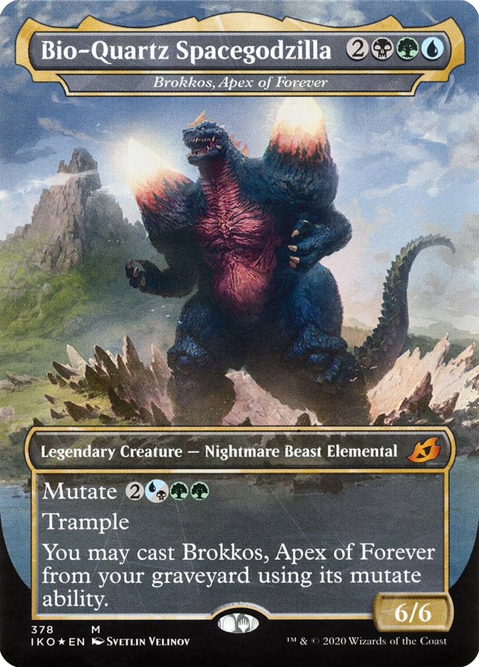 Brokkos, Apex of Forever - Bio-Quartz Spacegodzilla (Godzilla Series) [Ikoria: Lair of Behemoths] | Dragon's Lair Comics and Fantasy Houston TX