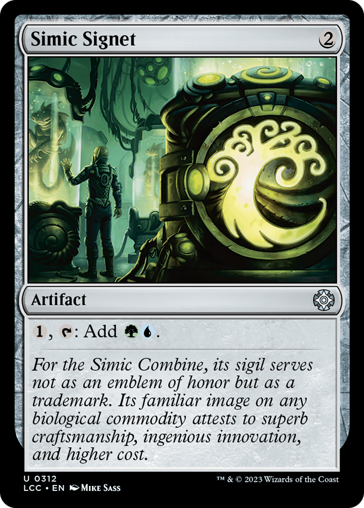 Simic Signet [The Lost Caverns of Ixalan Commander] | Dragon's Lair Comics and Fantasy Houston TX