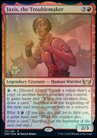 Jaxis, the Troublemaker [Streets of New Capenna Prerelease Promos] | Dragon's Lair Comics and Fantasy Houston TX