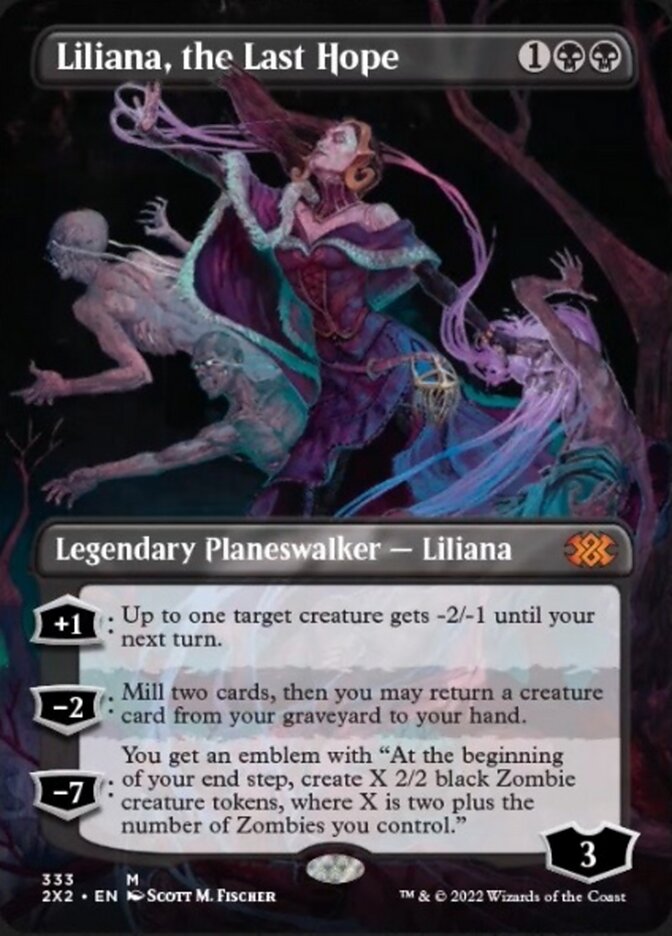 Liliana, the Last Hope (Borderless) [Double Masters 2022] | Dragon's Lair Comics and Fantasy Houston TX
